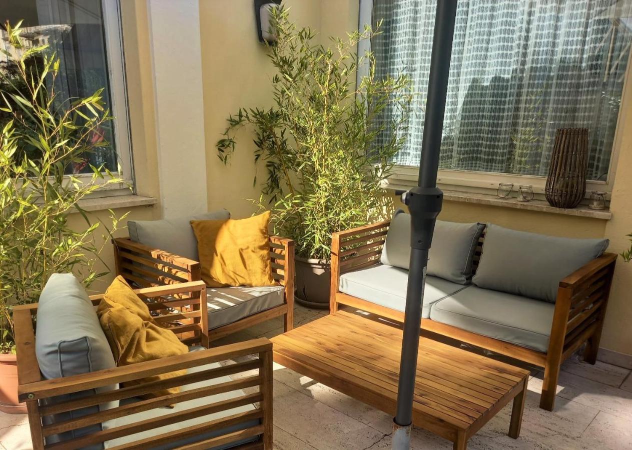 5-Zimmer-Appartement In Historischer Privatvilla, Meran Zentrum, Kostenloser Parkplatz Kültér fotó